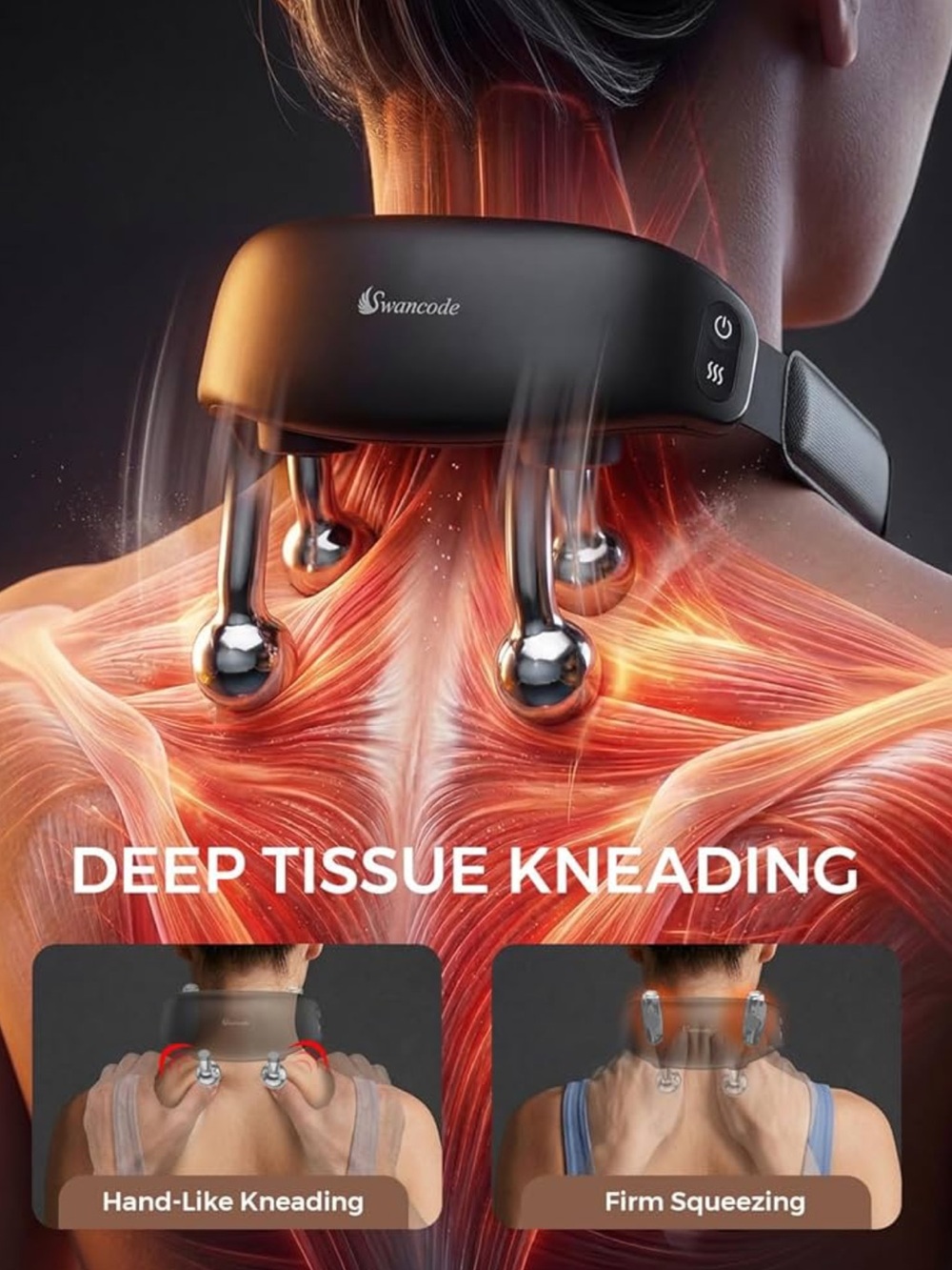 Powerful Shiatsu Neck & Shoulder Massager